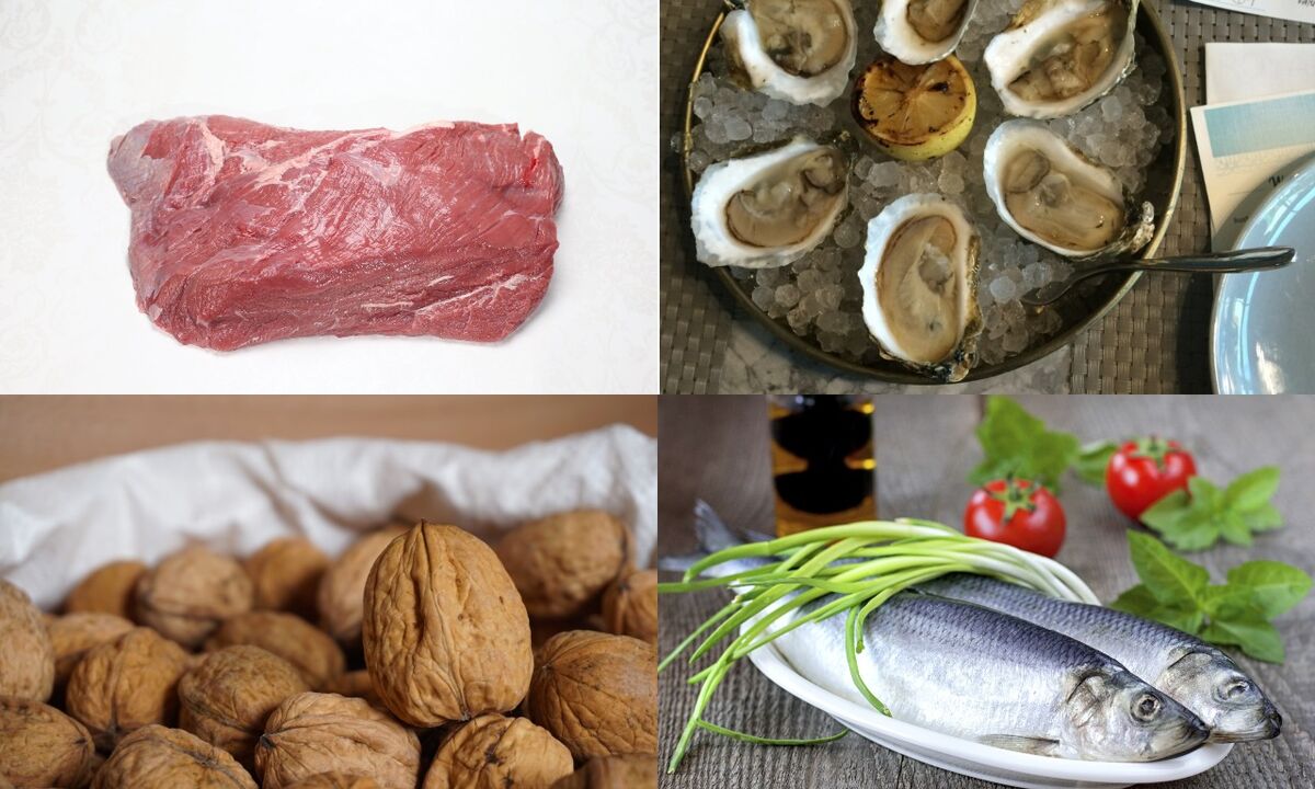 Menú para potencia
